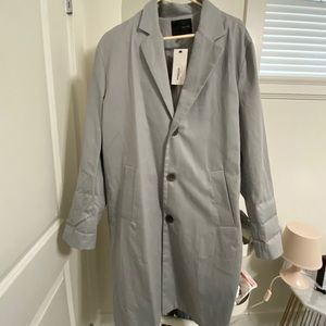 Oak and Fort Gray long coat/blazer